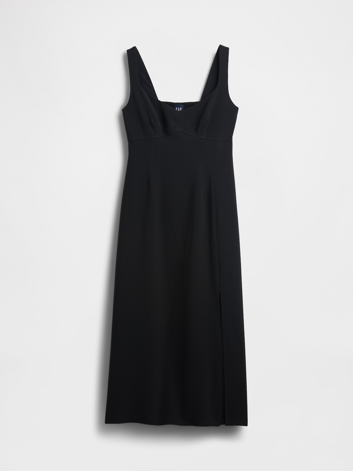 Double Knit Sweetheart Corset Maxi Dress