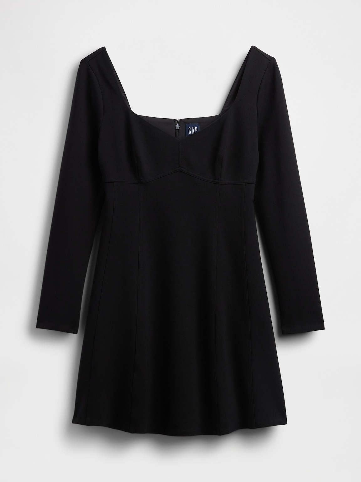 Double Knit Sweetheart Corset Mini Dress