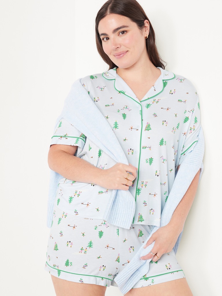 Sunday Sleep Knit Jersey Short Set