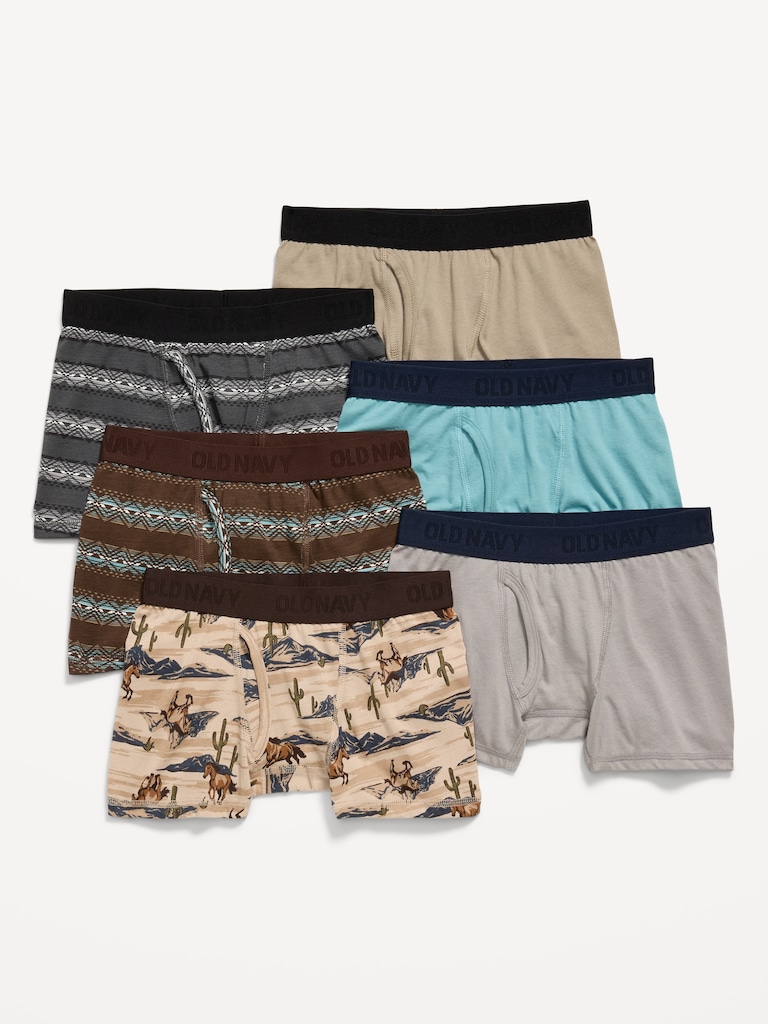 Boxer-Briefs Underwear 6-Pack for Boys