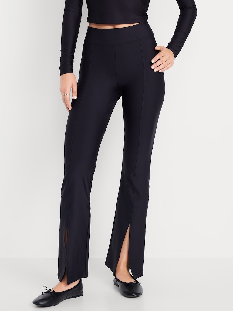 Extra High-Waisted PowerSoft Split-Flare Leggings