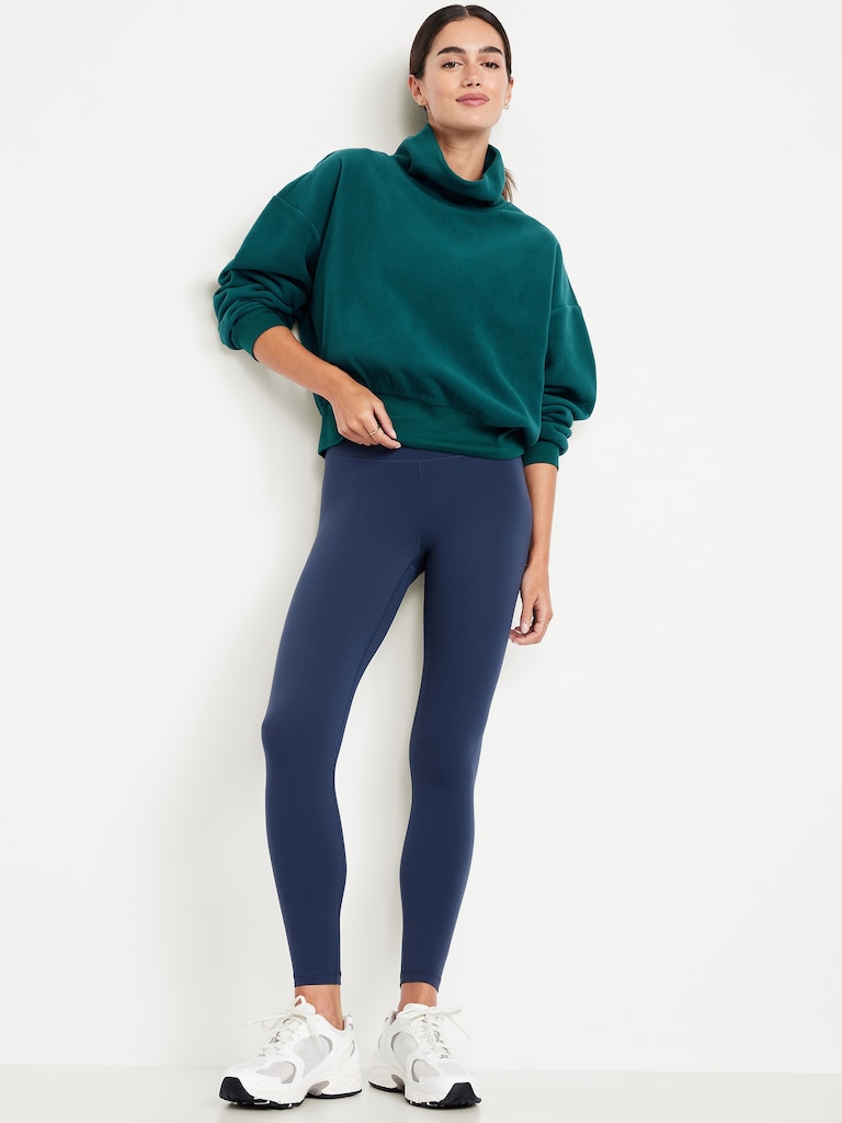 Performance Microfleece Mock Neck Sweatshirt