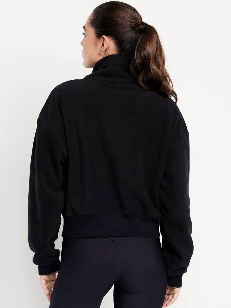 Performance Microfleece Mock Neck Sweatshirt