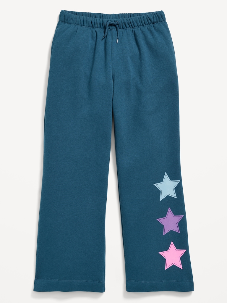 Favorite Fleece High-Waisted Wide-Leg Sweatpants for Girls