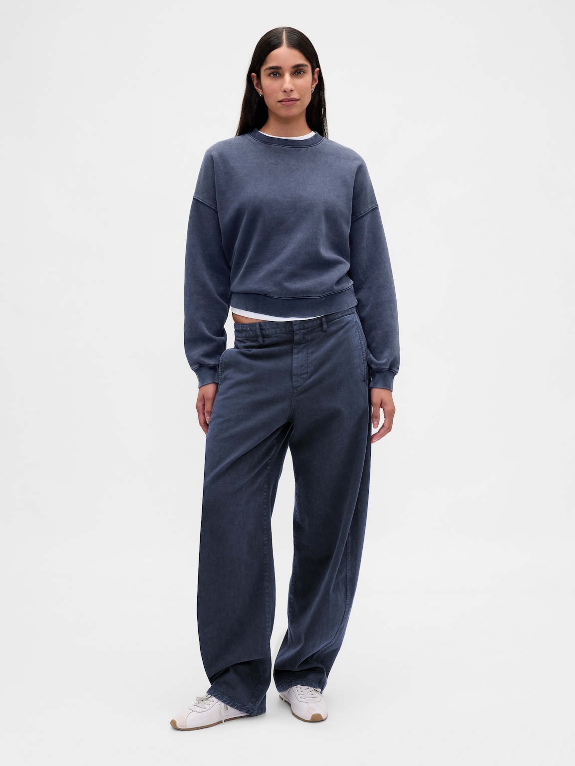 VintageSoft Wedge Crewneck Sweatshirt