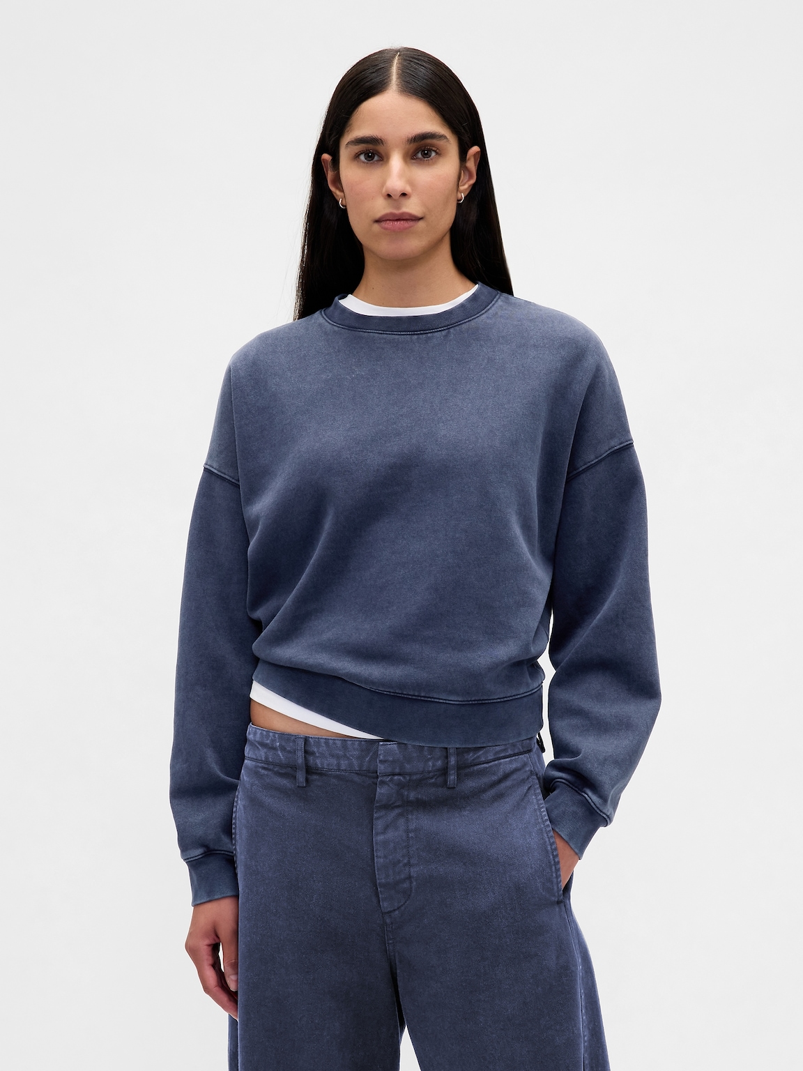 VintageSoft Wedge Crewneck Sweatshirt