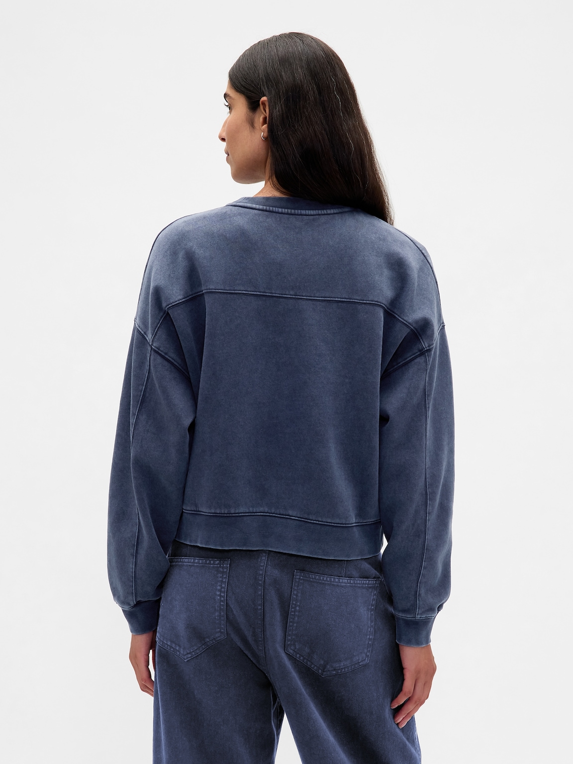 VintageSoft Wedge Crewneck Sweatshirt