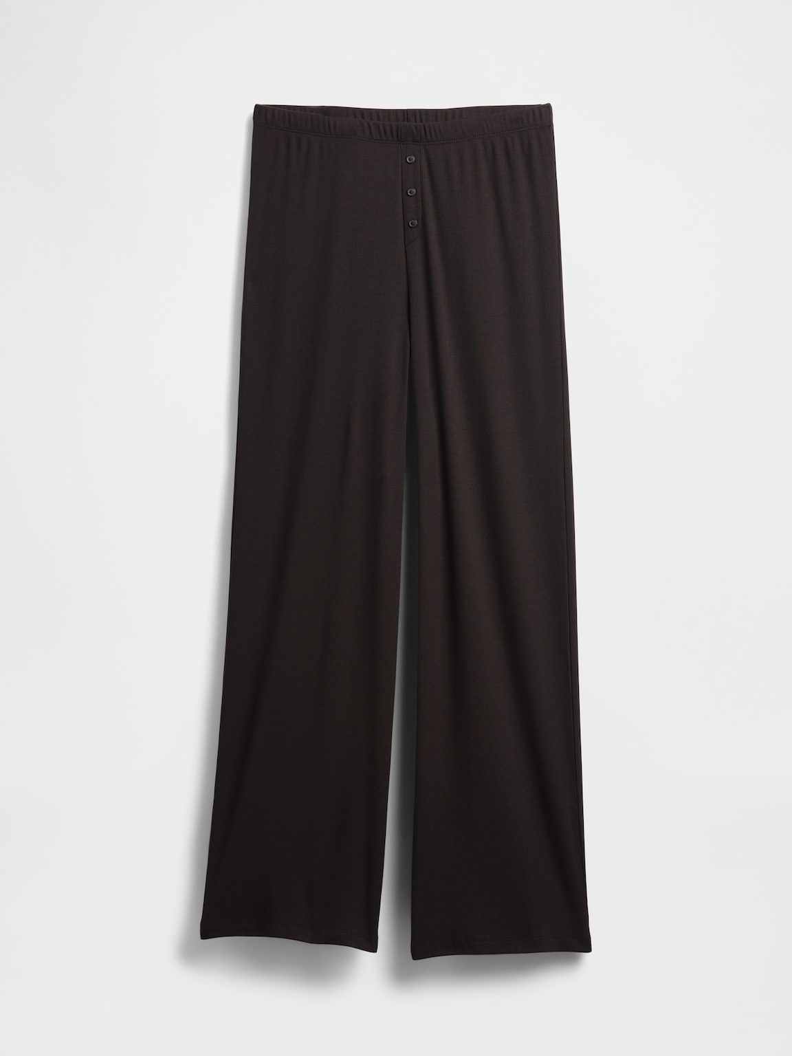 Mini Rib Wide-Leg PJ Pants