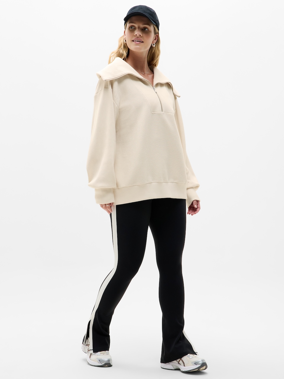 Ottoman Rib 1/4 Zip Sweatshirt