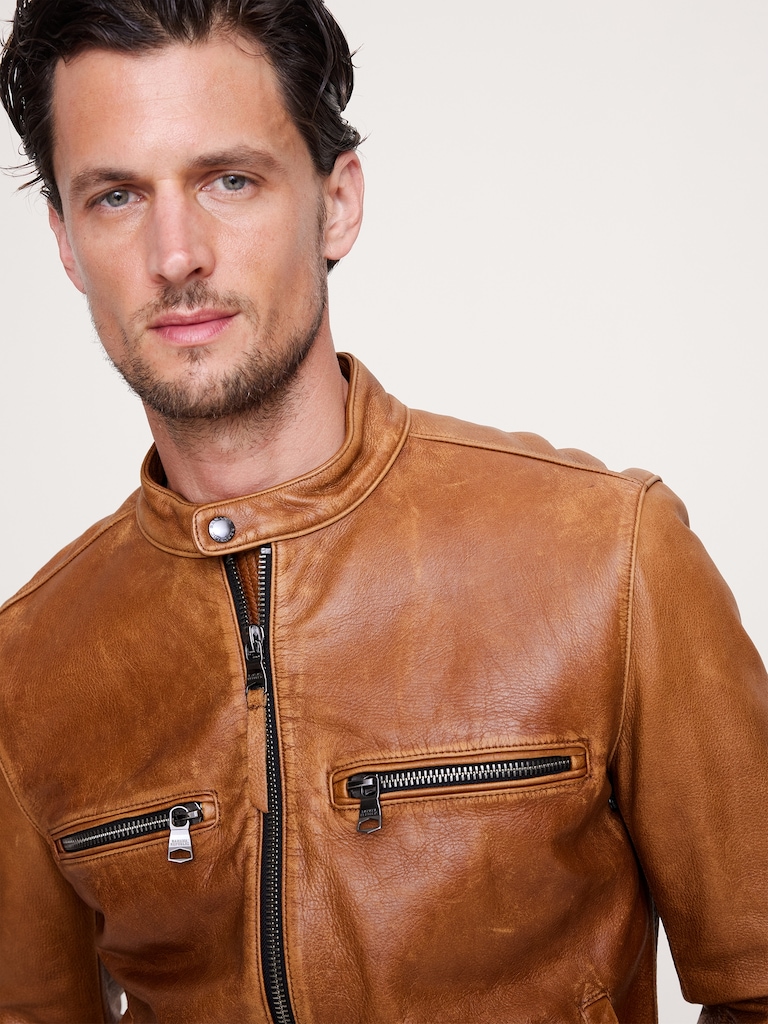 Leather Biker Jacket