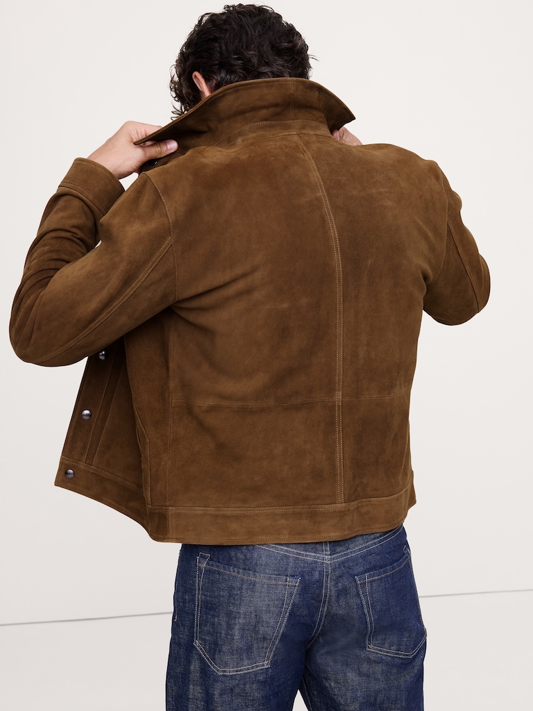 Suede Trucker Jacket