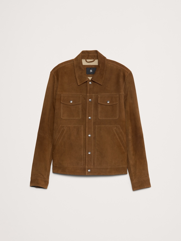 Suede Trucker Jacket