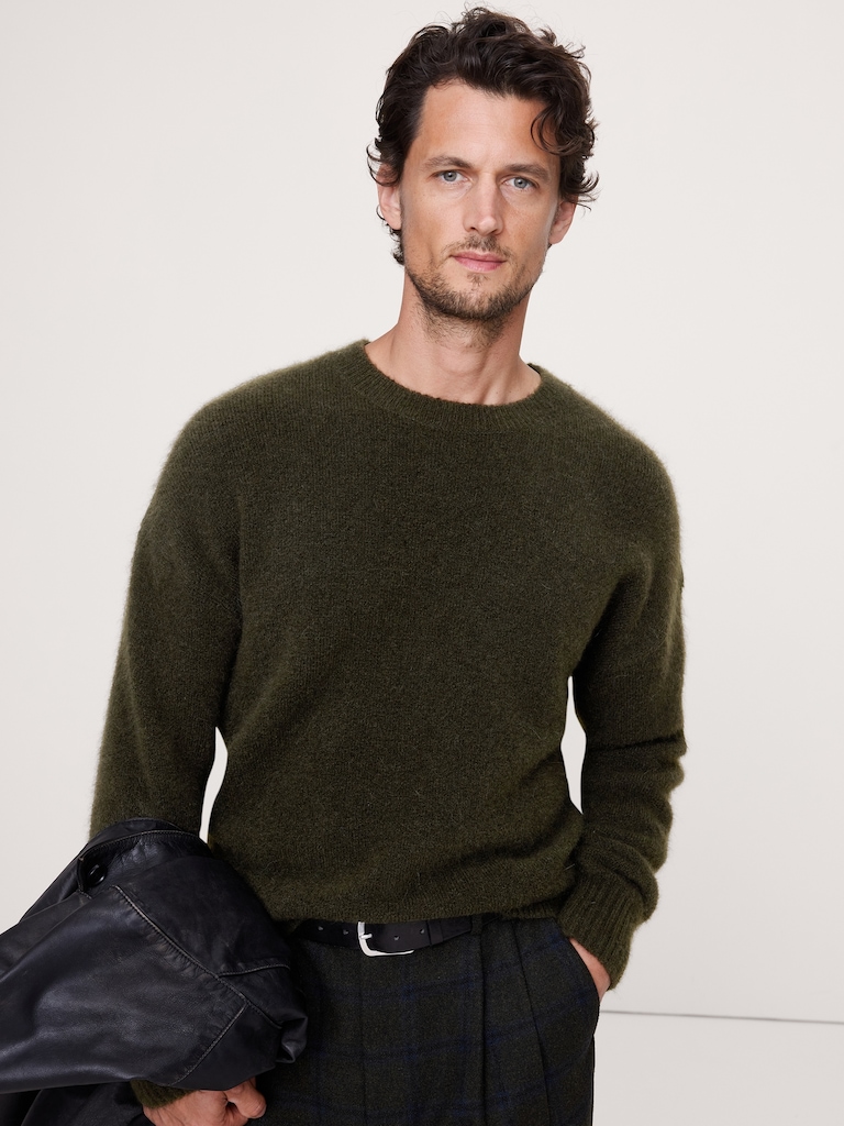 Italian Alpaca-Wool Blend Sweater