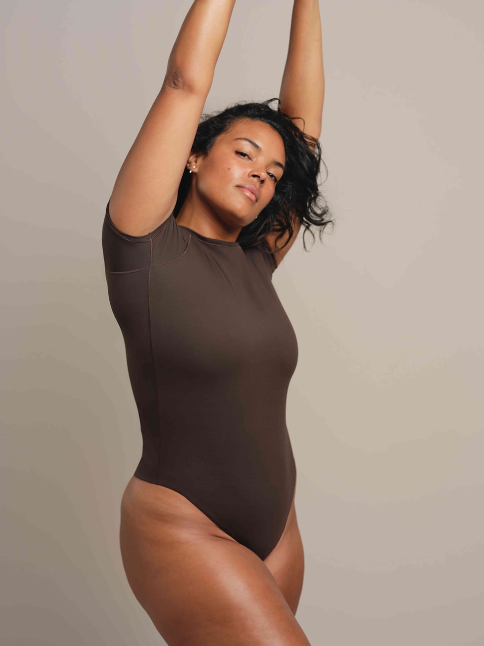 BodyMove Short Sleeve Crew Bodysuit