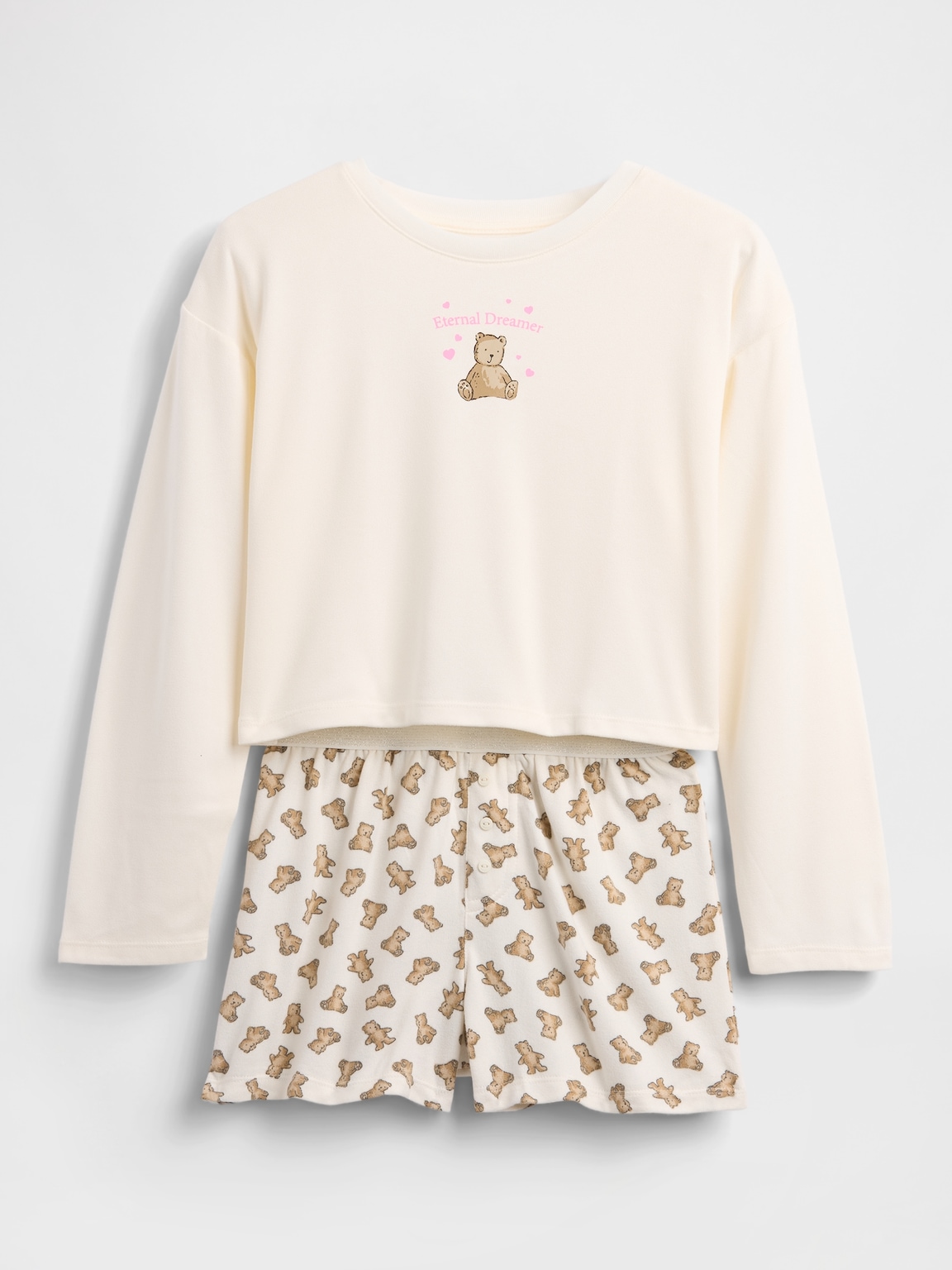 Kids Recycled PJ Short Set