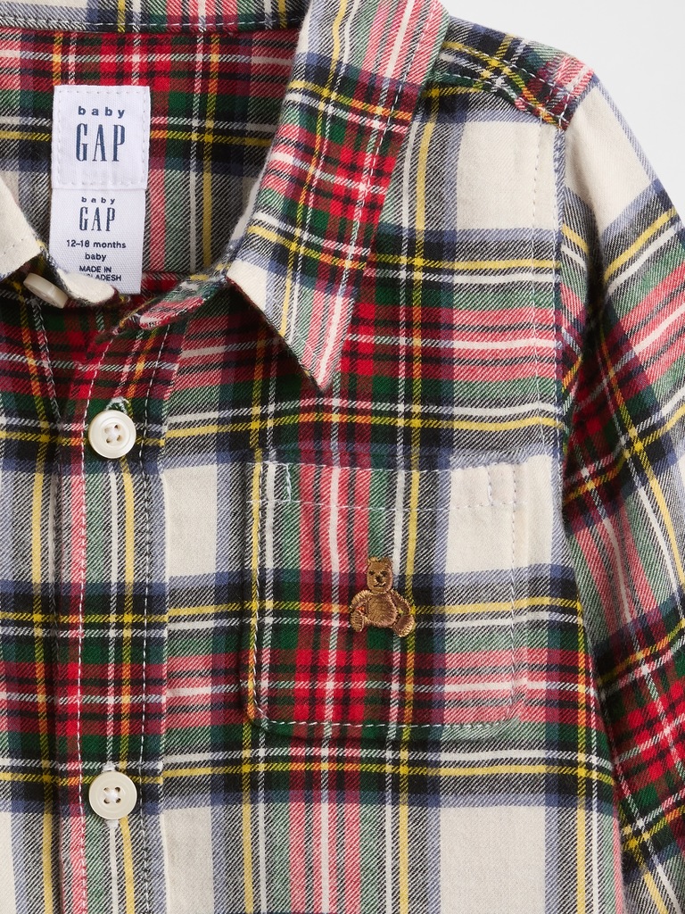 Baby Flannel Two-Piece Outfit Set