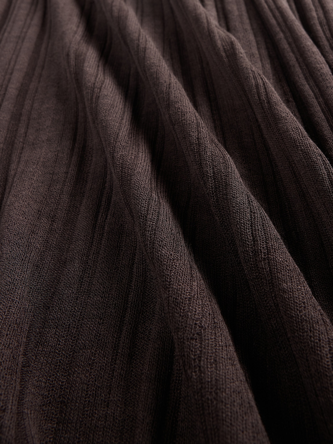 Sheer Maxi Sweater Skirt