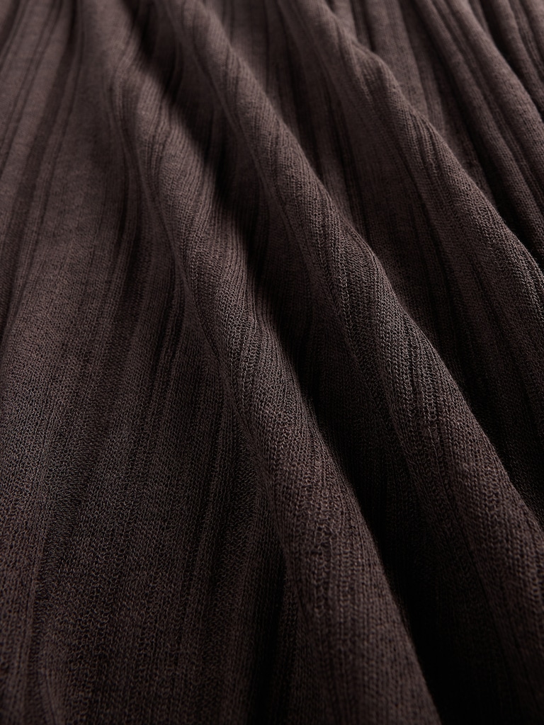 Sheer Maxi Sweater Skirt