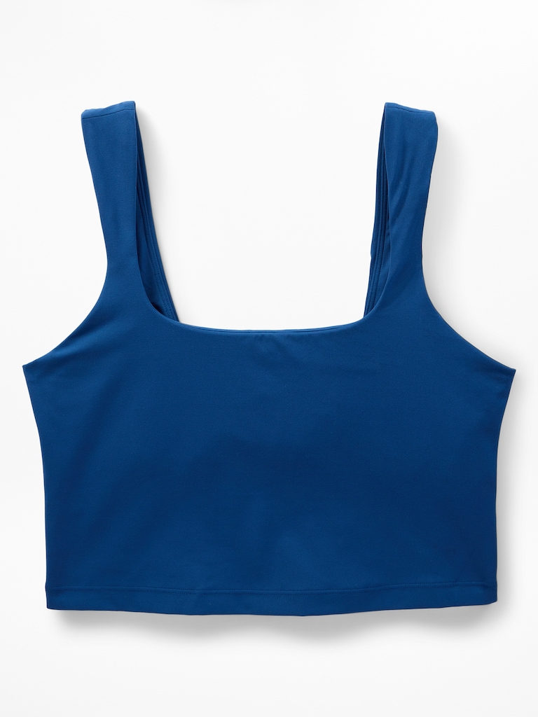 Transcend Square Neck Crop Sports Bra A-C