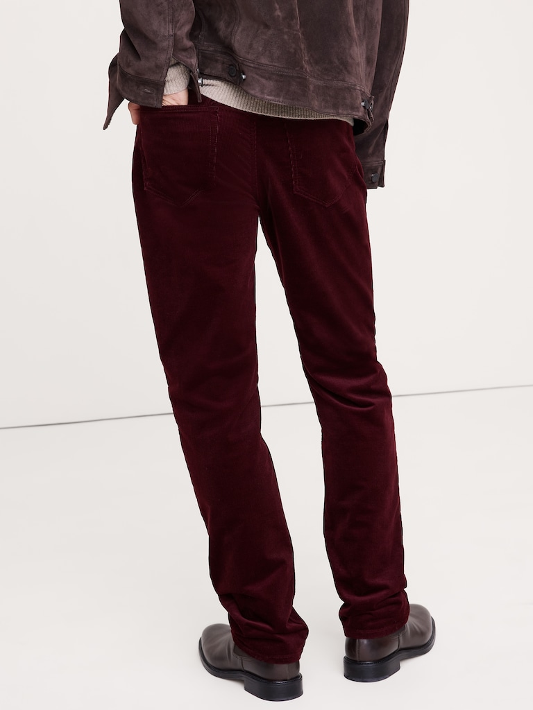 Straight Stretch-Corduroy Traveler Pant