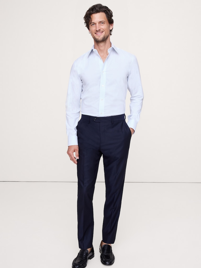 Slim-Fit Wrinkle-Resistant Dress Shirt