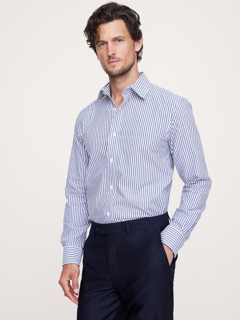 Slim-Fit Wrinkle-Resistant Dress Shirt