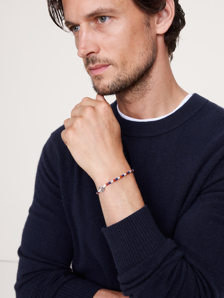 Kai Lapis Beaded Bracelet by Miansai