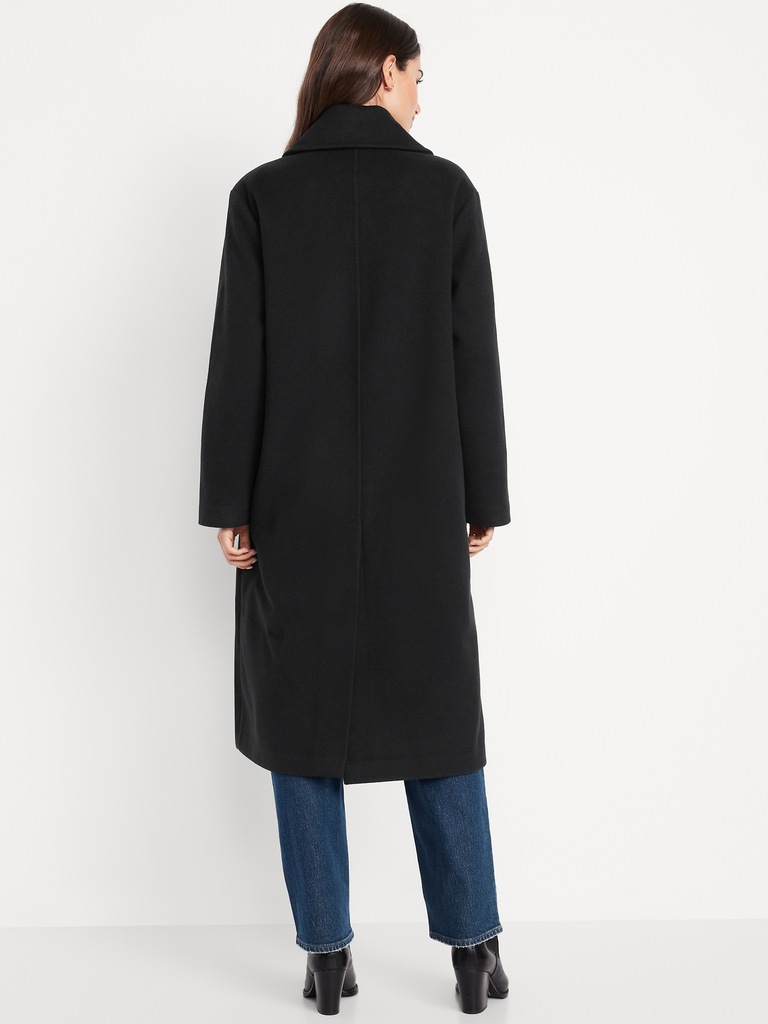 Oversized Twill Overcoat