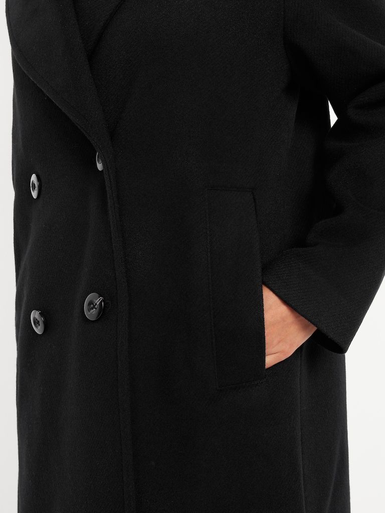 Oversized Twill Overcoat