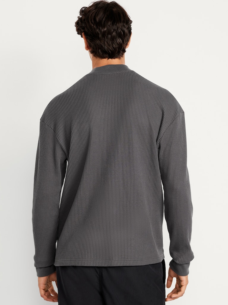 Heavyweight Long-Sleeve Waffle T-Shirt