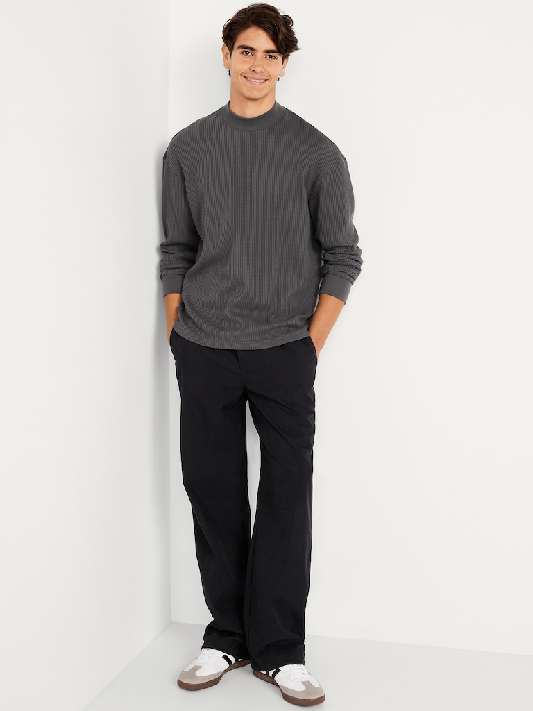 Heavyweight Long-Sleeve Waffle T-Shirt