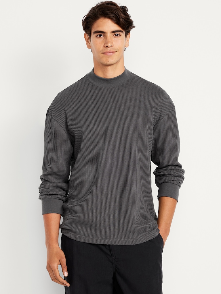 Heavyweight Long-Sleeve Waffle T-Shirt