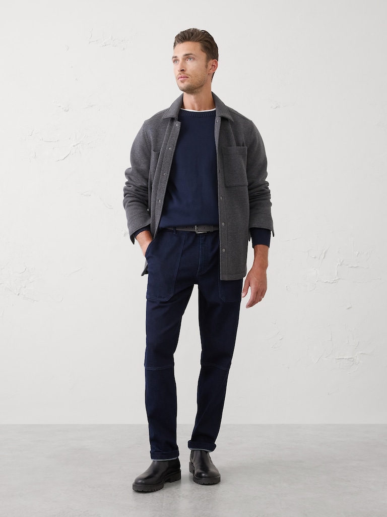 Slim Straight Utility Pant