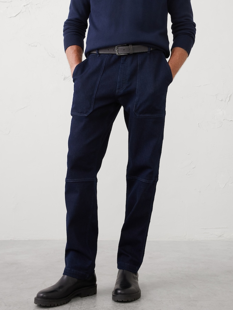 Slim Straight Utility Pant