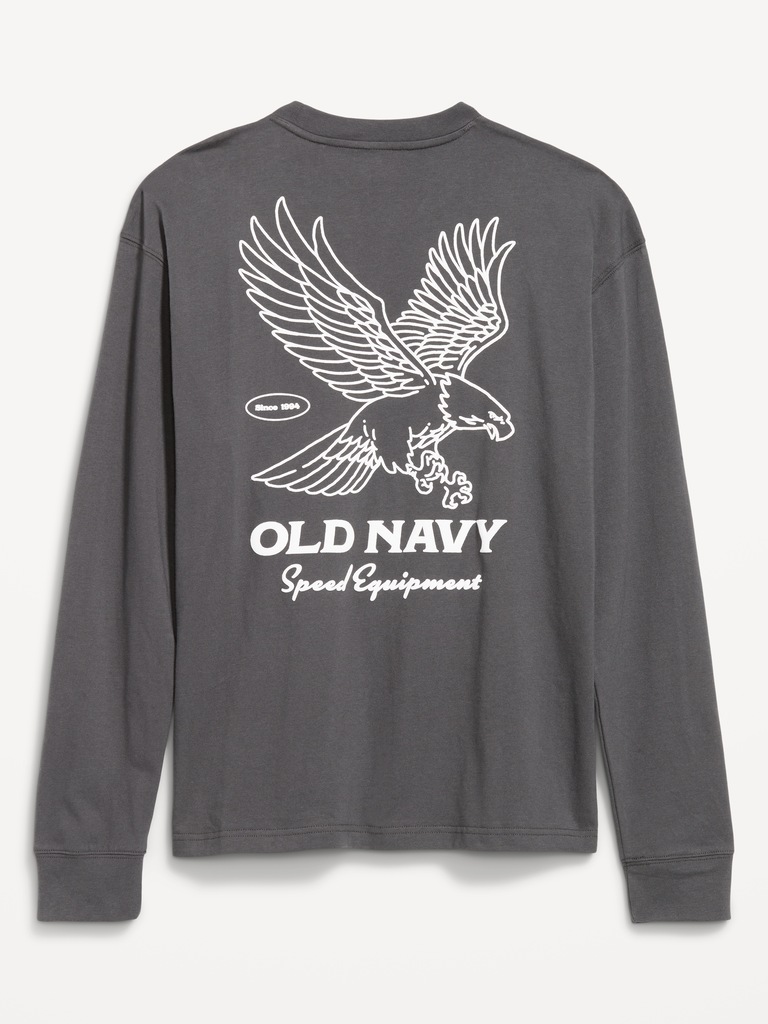 T-shirt épais à manches longue et à imprimé du logo