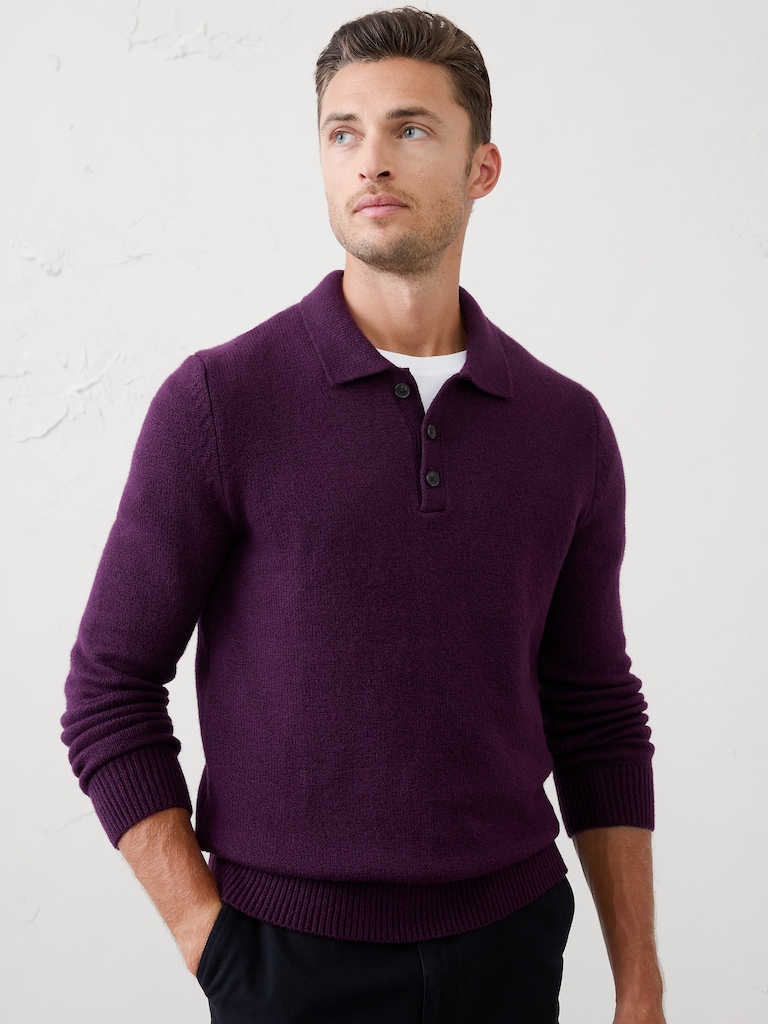 Cozy Sweater Polo