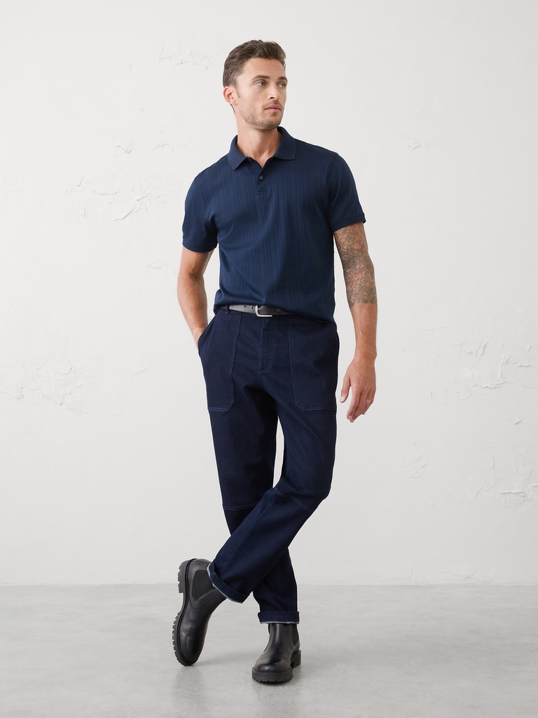Standard-Fit Luxe Touch Polo