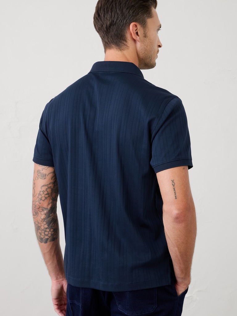 Standard-Fit Luxe Touch Polo