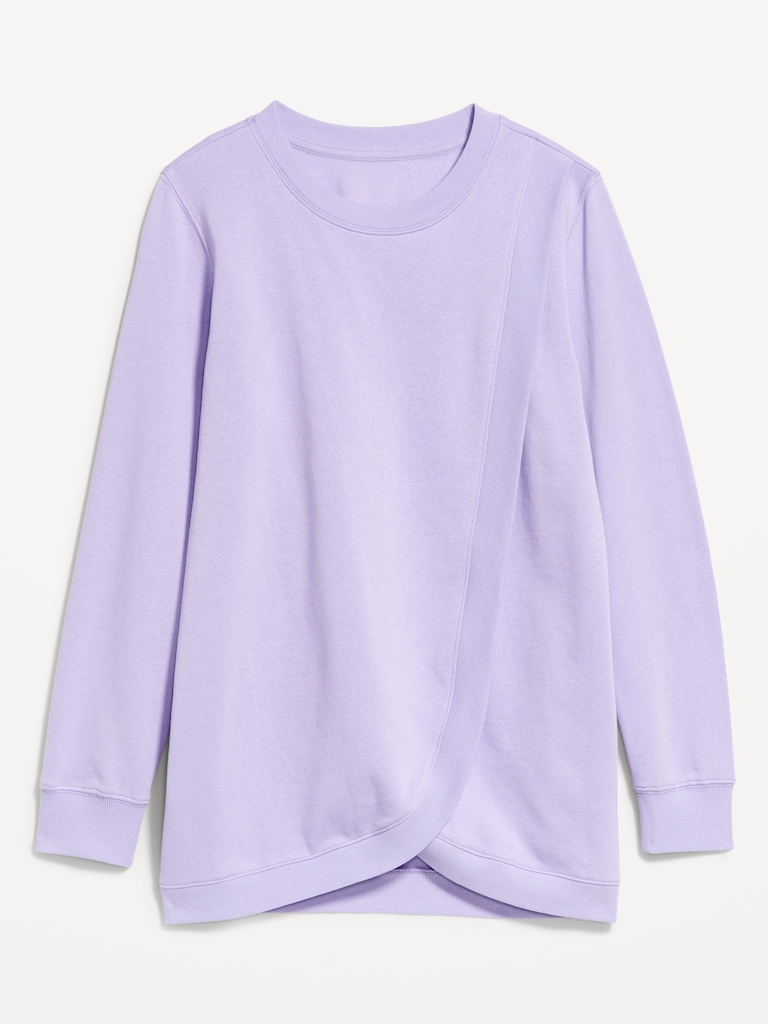 Maternity Cross-Front Nursing Tunic