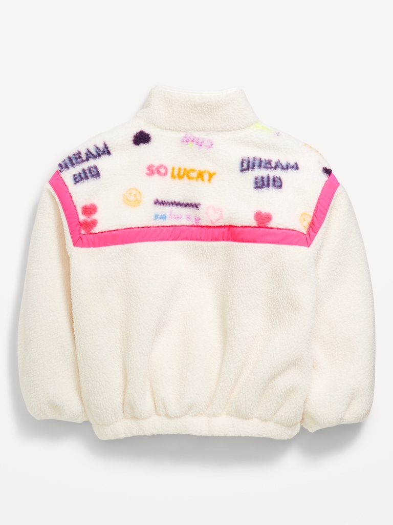Sherpa Zip-Front Jacket for Girls
