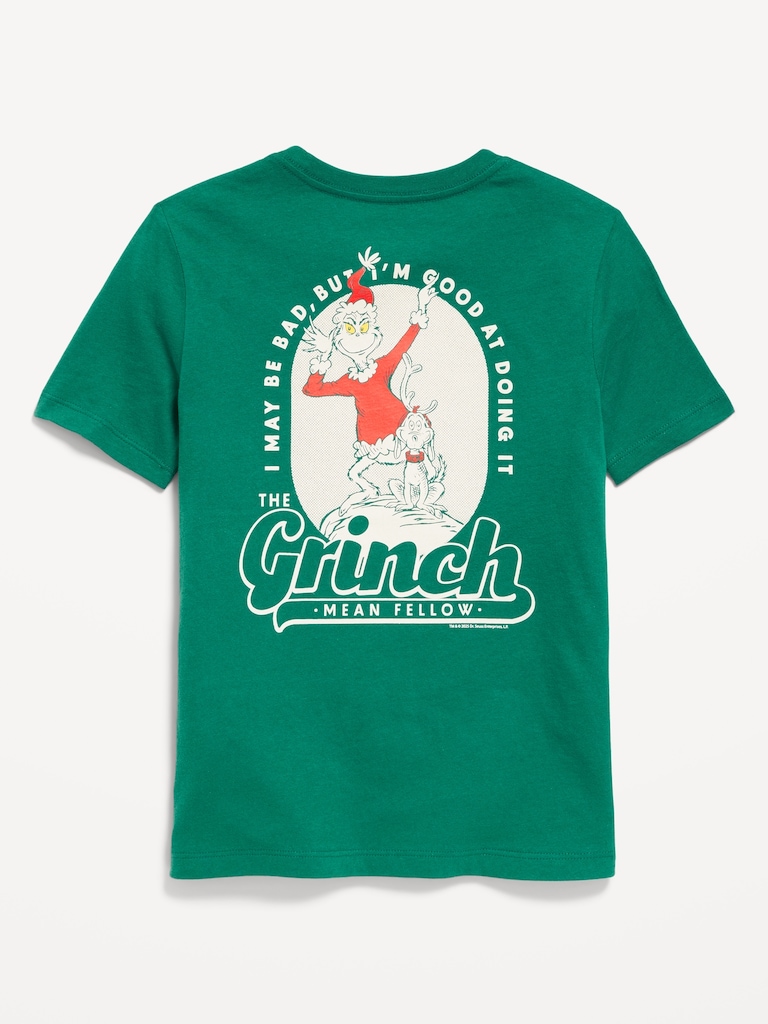 Dr. Seuss™ "Grinch" Gender-Neutral Graphic T-Shirt for Kids