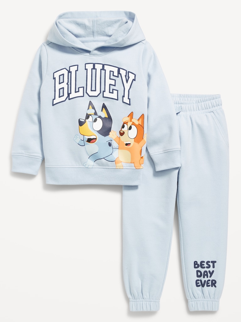 Bluey™ Unisex Hoodie and Jogger Sweatpants Set for Toddler