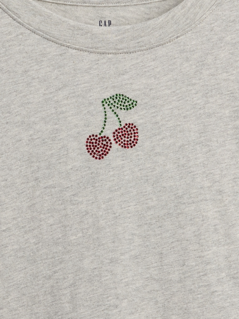 Kids Graphic Peplum T-Shirt