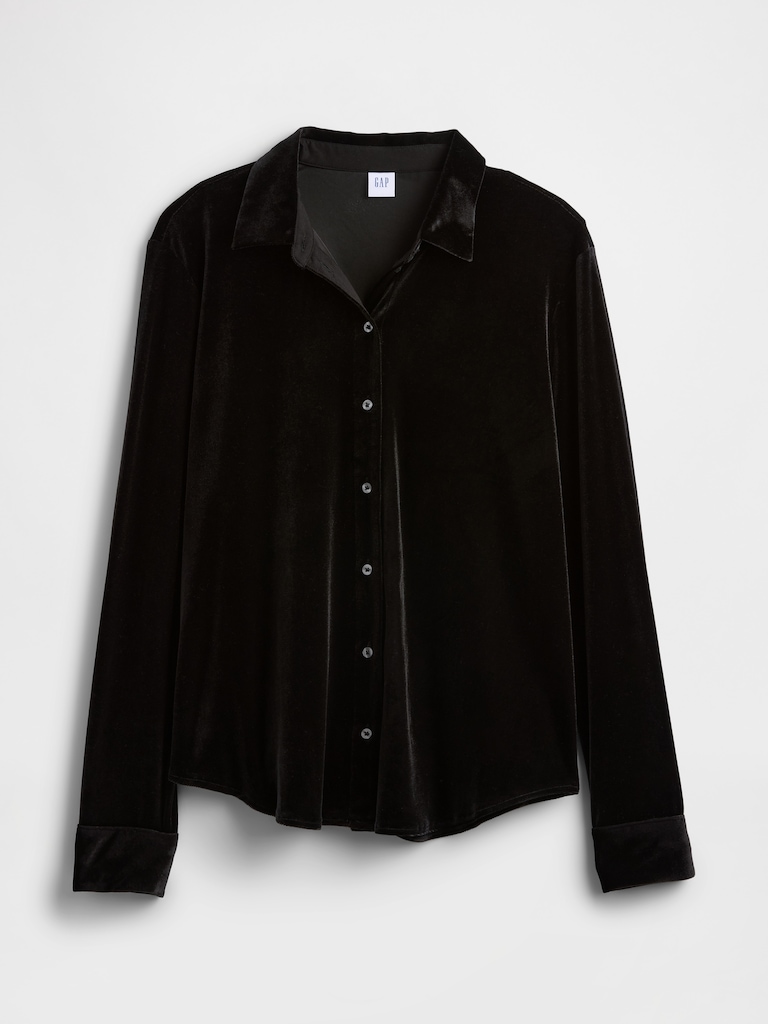 Recycled Velour Easy Shirt