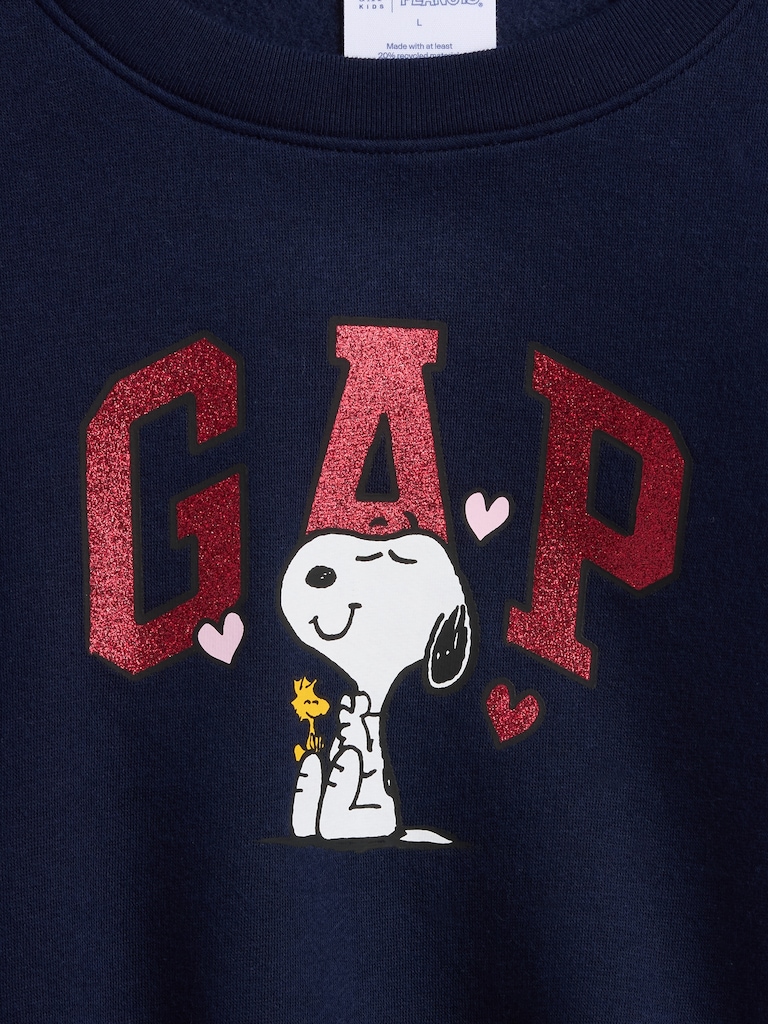 GapKids Peanuts Oversized Wedge Logo Sweatshirt