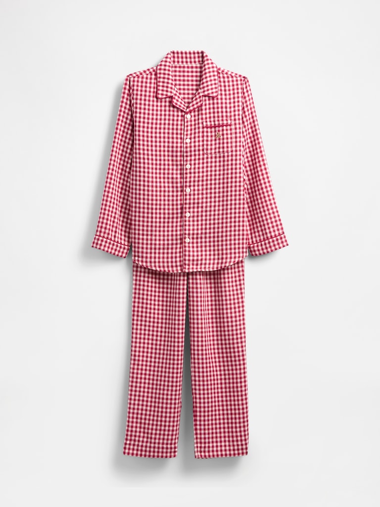 Kids Recycled Flannel PJ Set