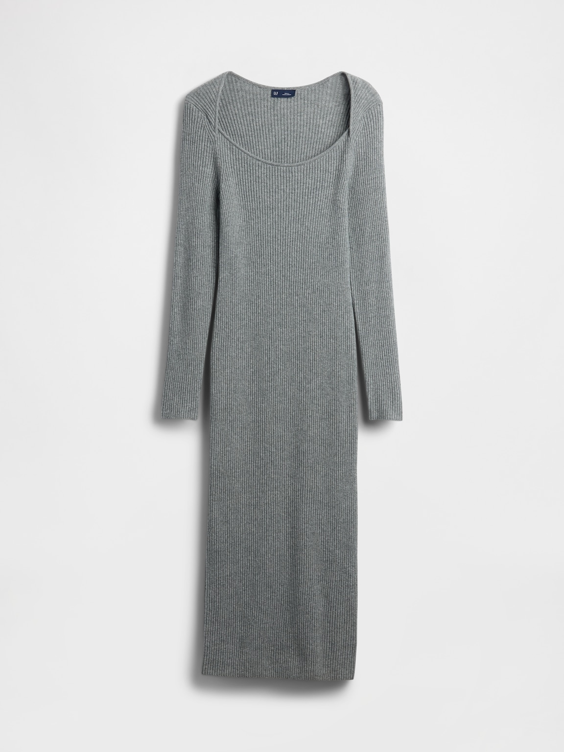 CashSoft Rib Midi Sweater Dress