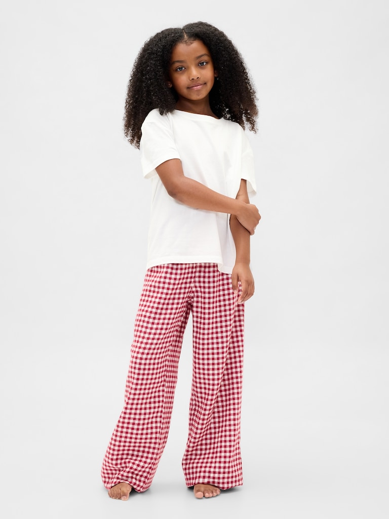 Kids Recycled Flannel PJ Pants
