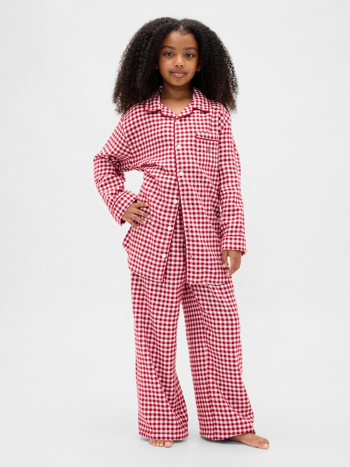 Kids Recycled Flannel PJ Set