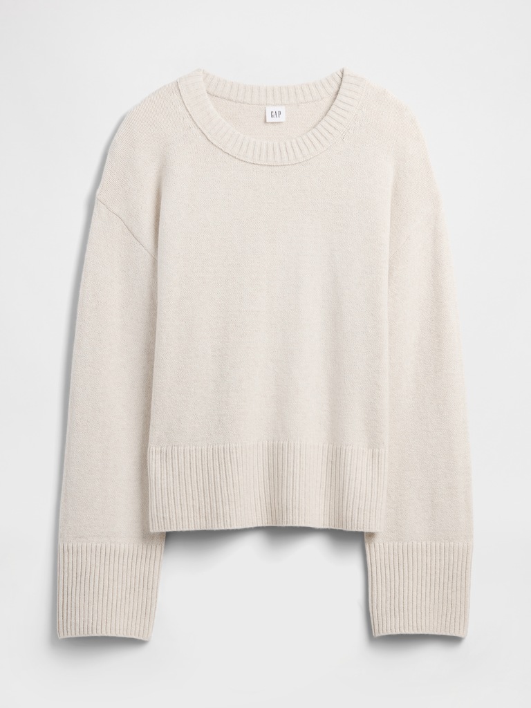 CashSoft Relaxed Crewneck Sweater